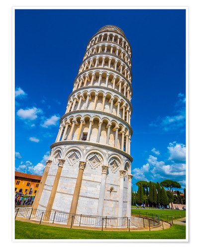 Der schiefe Turm von Pisa Poster online bestellen ...