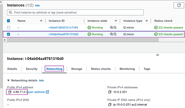 2. EC2 Instanz