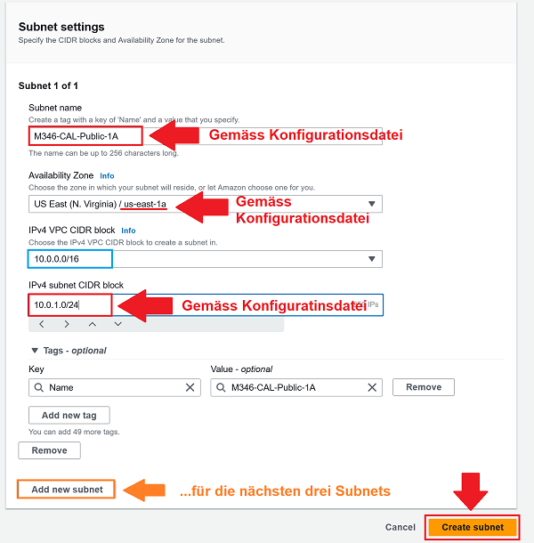 Create Subnet 2